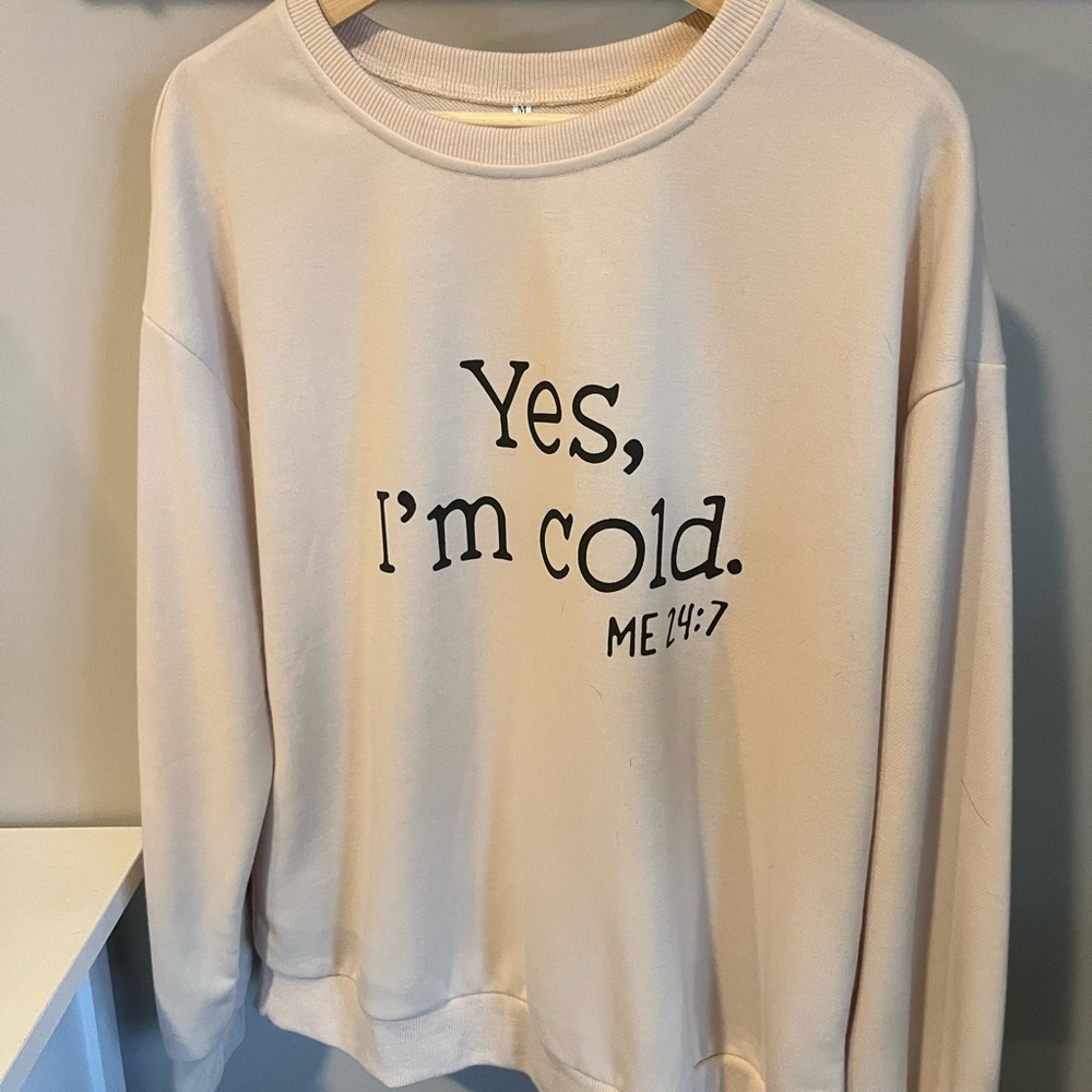 Women's Cream Sweater - Cozy and Stylish